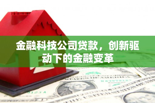 布拖金融科技公司贷款，创新驱动下的金融变革