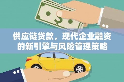 布拖供应链贷款，现代企业融资的新引擎与风险管理策略