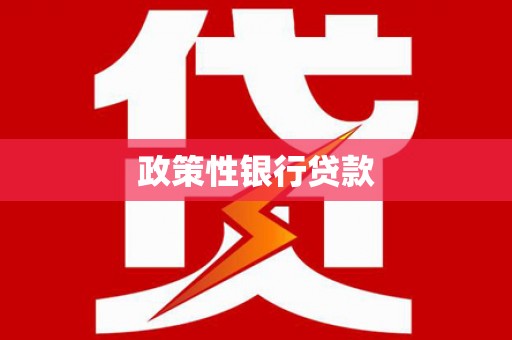 布拖政策性银行贷款