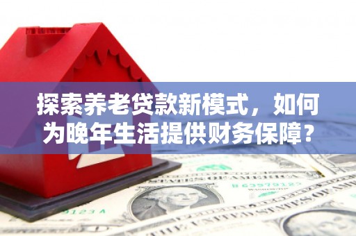 布拖探索养老贷款新模式，如何为晚年生活提供财务保障？