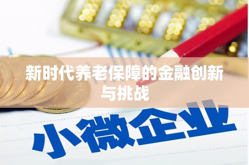 布拖新时代养老保障的金融创新与挑战