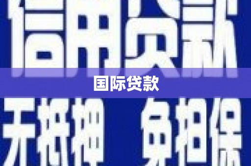 布拖国际贷款