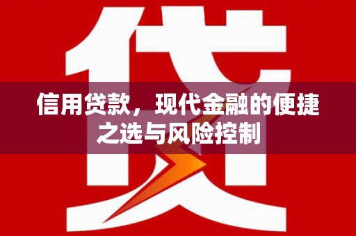 布拖信用贷款，现代金融的便捷之选与风险控制