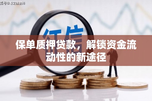 布拖保单质押贷款，解锁资金流动性的新途径