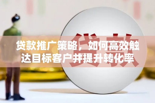布拖贷款推广策略，如何高效触达目标客户并提升转化率