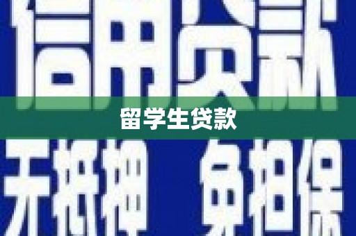 布拖留学生贷款