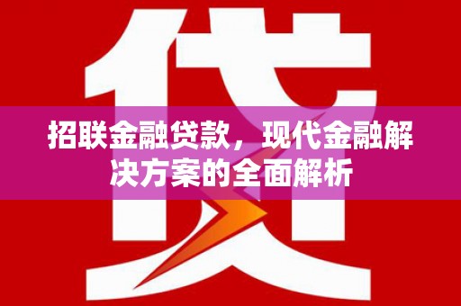 布拖招联金融贷款，现代金融解决方案的全面解析