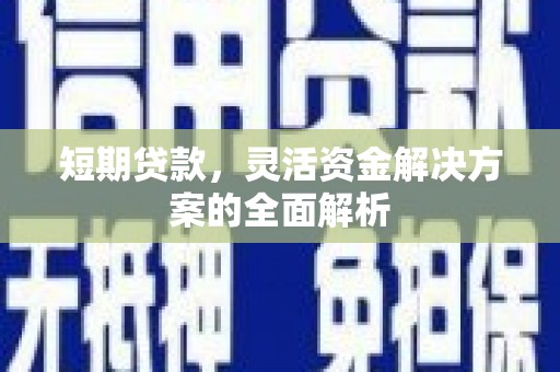 布拖短期贷款，灵活资金解决方案的全面解析